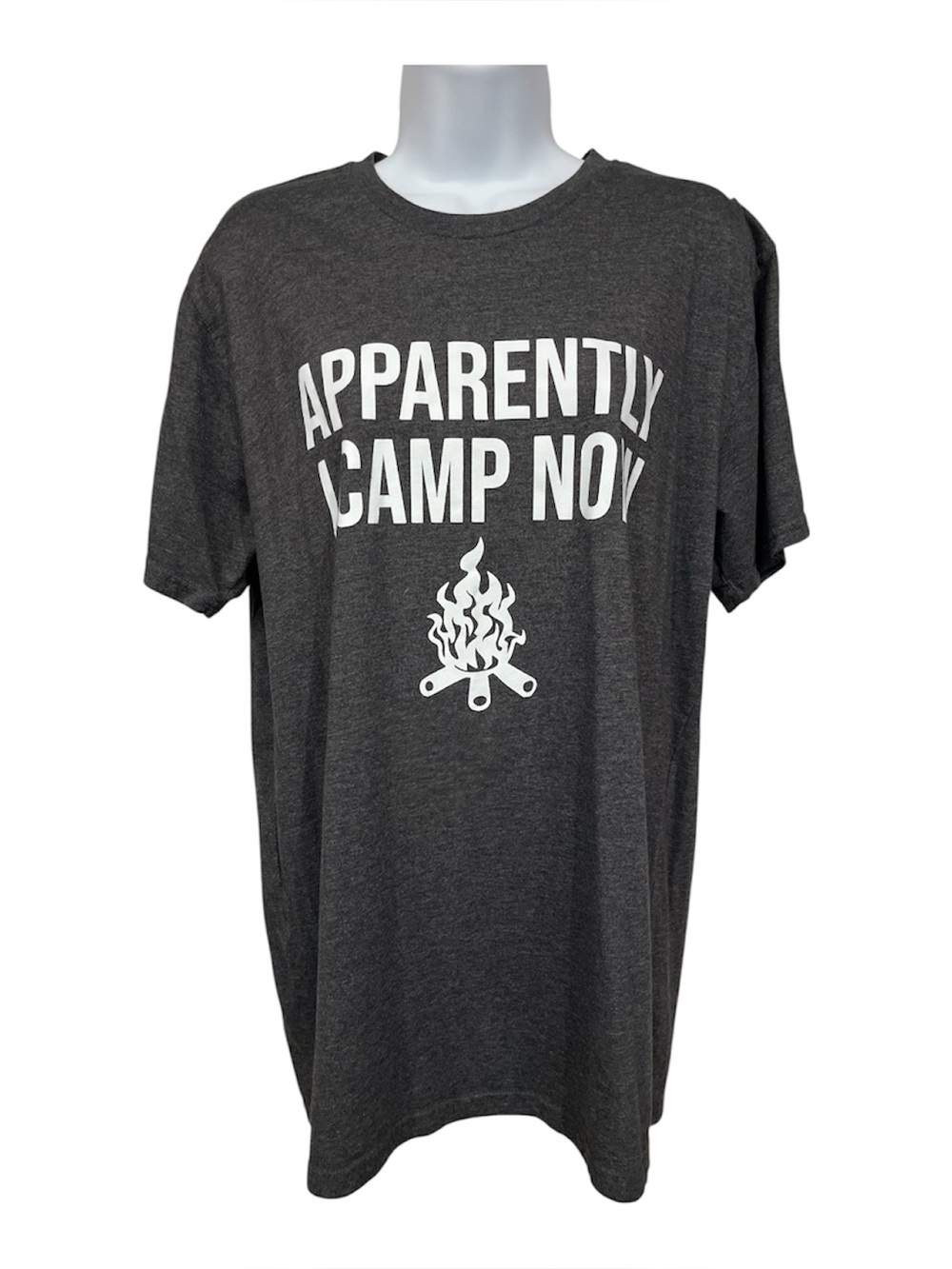 Apparently I Camp tee size large